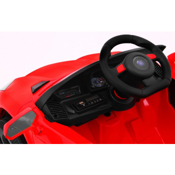 Autko Future na akumulator dla dzieci Czerwony + Pilot + Wolny Start + MP3 USB + LED